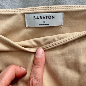 Babaton Tan Bodysuit